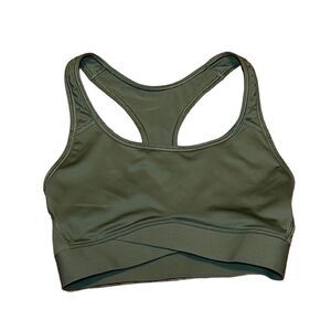 NWOT Victoria Sport Bra, olive green, XS